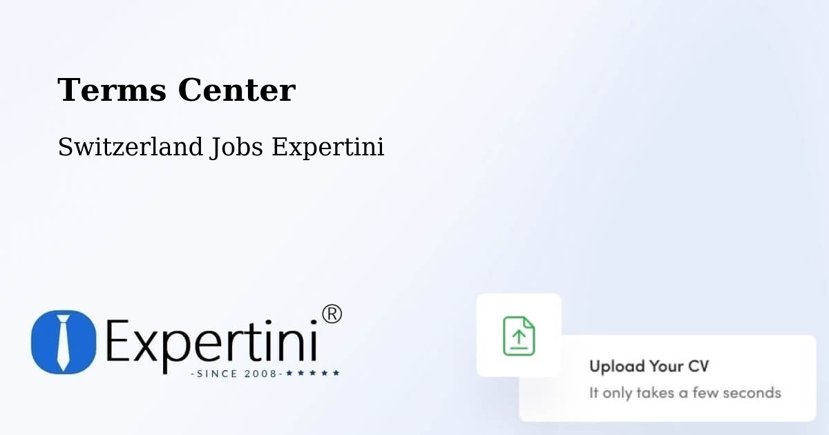 Terms of Service – Onex - Switzerland Jobs Expertini
